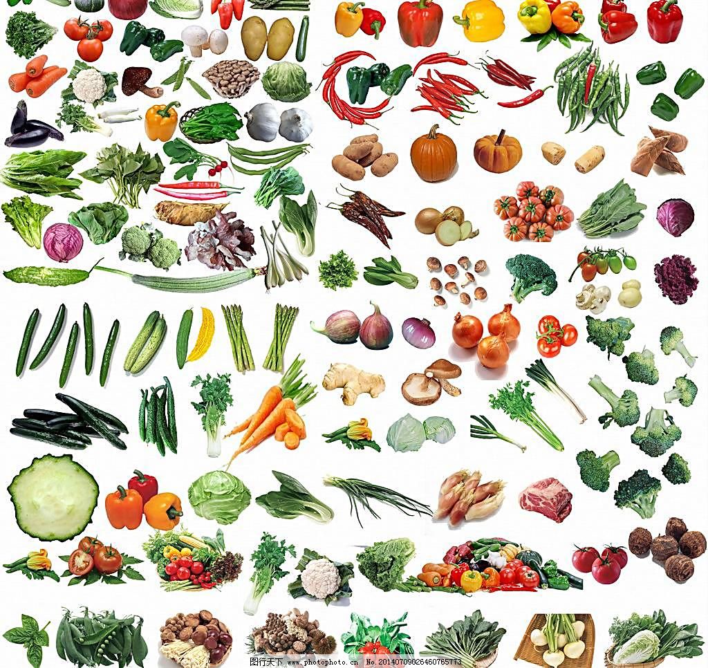 图片[1]-家里常买常吃的100种蔬菜，（蔬菜种类名字大全图）-瑷珂憬転